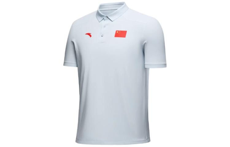 Футболка мужская светло-ярко-синяя Anta, голубой 
Футболка мужская светло-ярко-синяя Anta, голубой