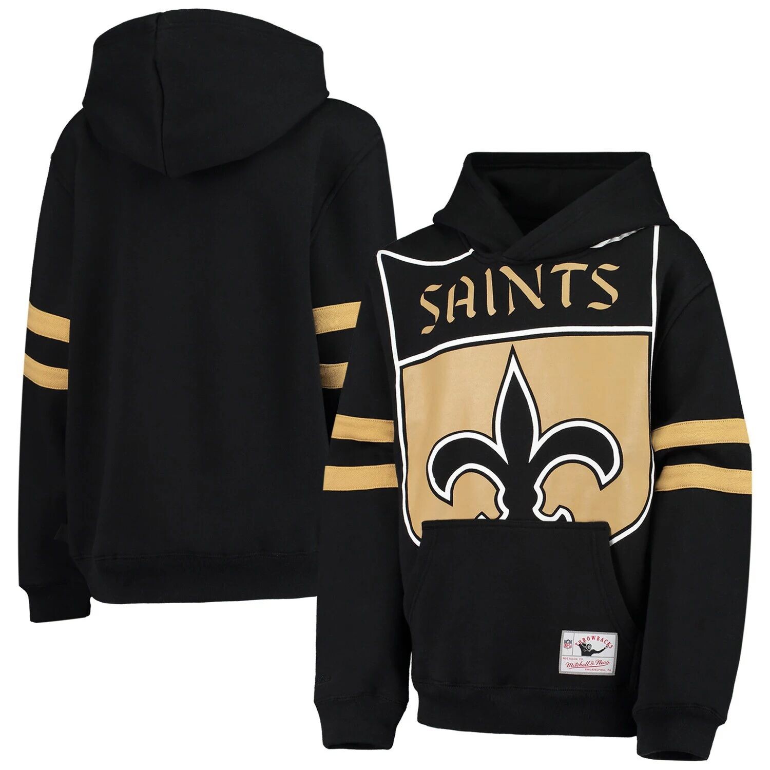 Черный пуловер с капюшоном Youth Mitchell & Ness New Orleans Saints Big Face Unbranded
Черный пуловер с капюшоном Youth Mitchell & Ness New Orleans Saints Big Face Unbranded