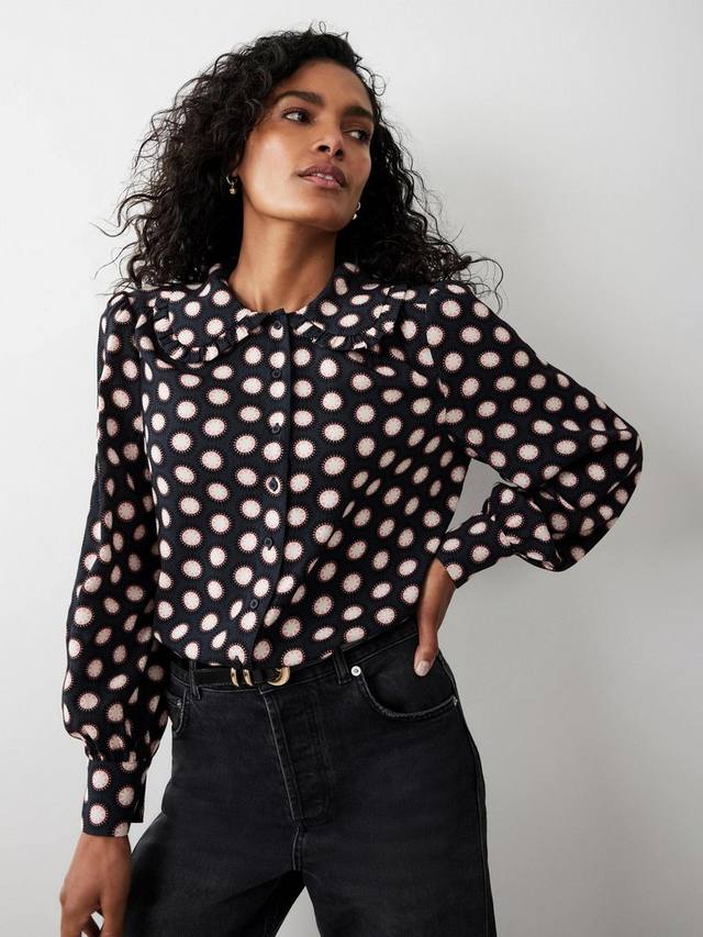 Геометрическая рубашка с длинными рукавами Mint Velvet, Blue Navy
Геометрическая рубашка с длинными рукавами Mint Velvet, Blue Navy