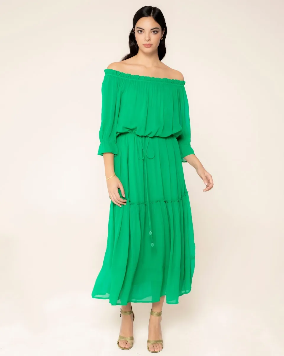 Струящееся платье с длинным рукавом Madeira Niza, зеленый
Струящееся платье с длинным рукавом Madeira Niza, зеленый