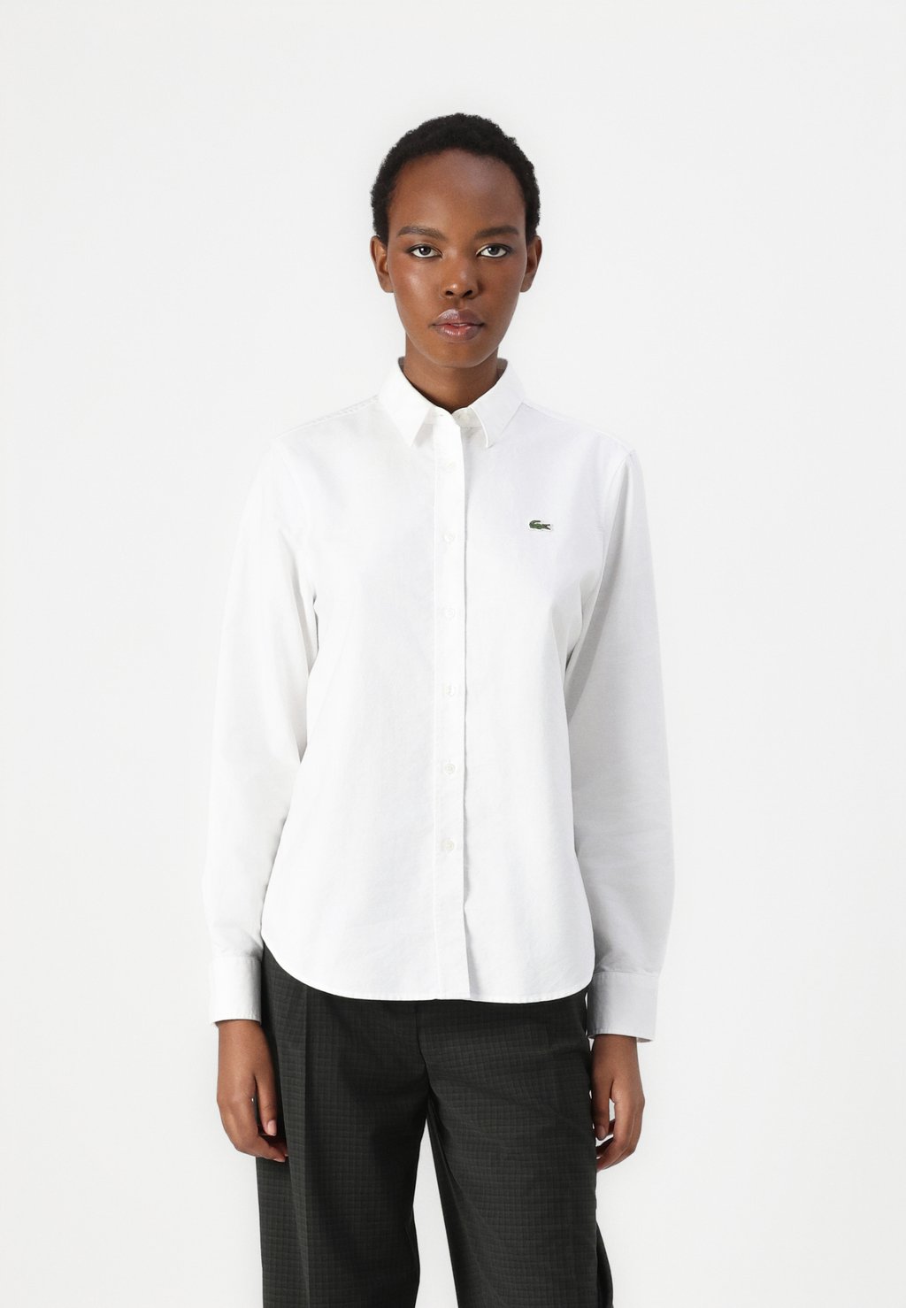 Блузка на пуговицах Lacoste, белый
Блузка на пуговицах Lacoste, белый