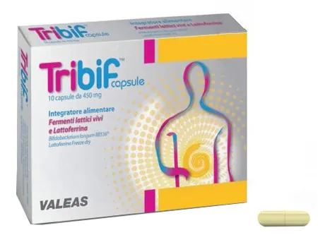 Tribif Capsules Живая молочнокислая ферментная добавка для взрослых, 10 капсул 
Tribif Capsules Живая молочнокислая ферментная добавка для взрослых, 10 капсул