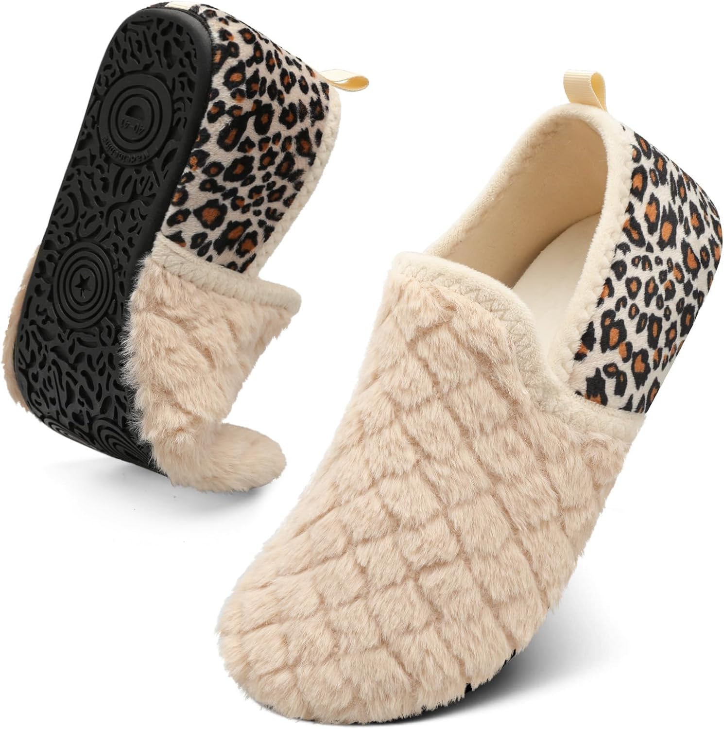 Тапочки Spesoul для женщин и мужчин с меховой подкладкой, для дома, с мягкой резиновой подошвой, носки-тапочки, удобно надевать, для спальни, дома, офиса, путешествий и йоги, бежевый
Тапочки Spesoul для женщин и мужчин с меховой подкладкой, для дома, с мягкой резиновой подошвой, носки-тапочки, удобно надевать, для спальни, дома, офиса, путешествий и йоги, бежевый