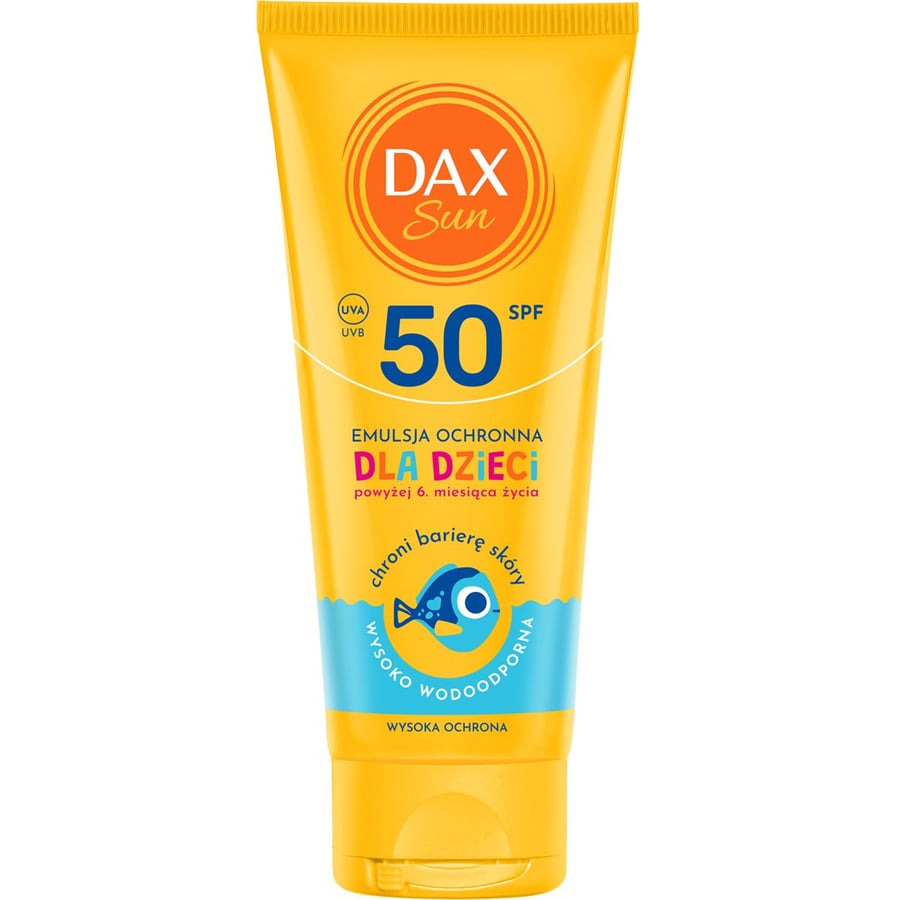 Dax Sun, Защитная эмульсия для детей SPF 50 TRAVEL, 50 мл
Dax Sun, Защитная эмульсия для детей SPF 50 TRAVEL, 50 мл