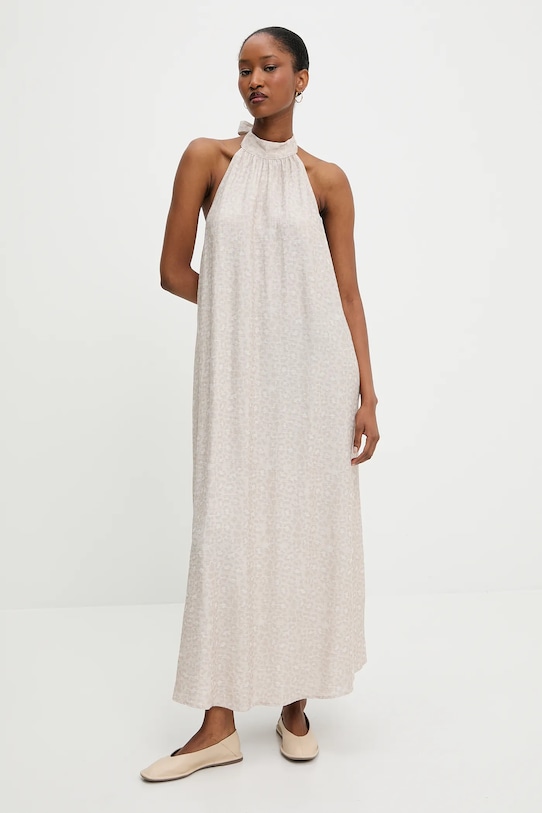 Платье с льняной тканью Answear.Lab, бежевый
Платье с льняной тканью Answear.Lab, бежевый