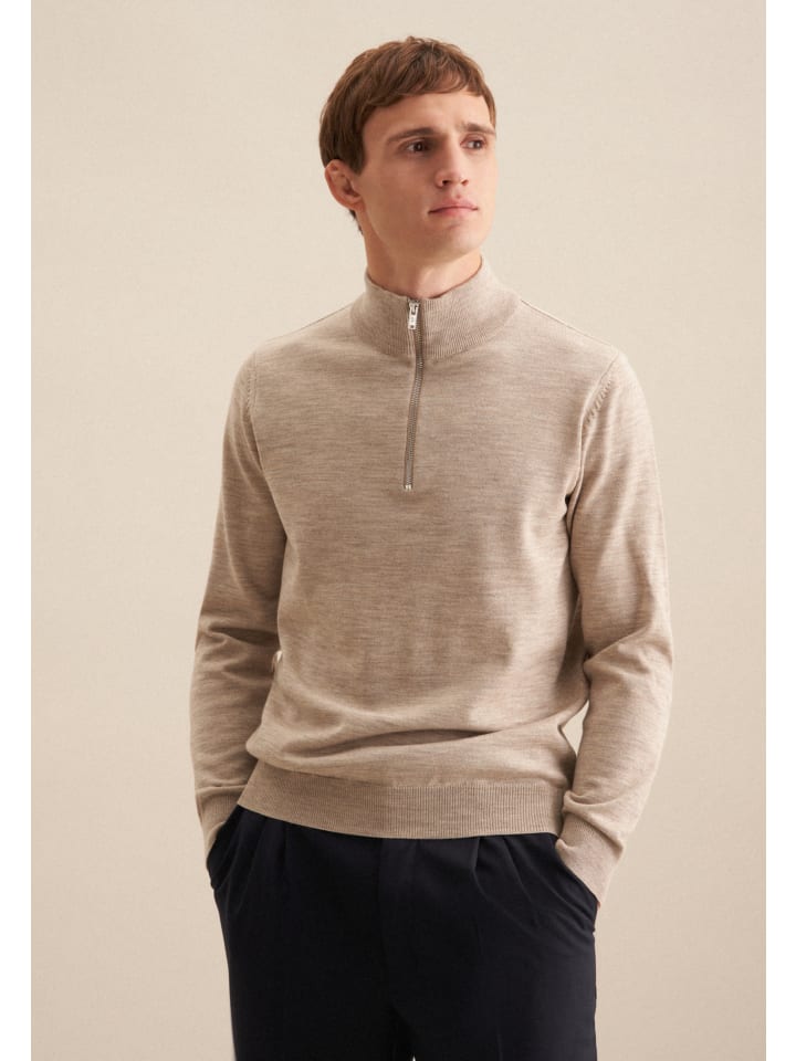 Seidensticker Брюки с застежкой-молнией до середины груди, стандартного размера, бежевого цвета
Seidensticker Брюки с застежкой-молнией до середины груди, стандартного размера, бежевого цвета