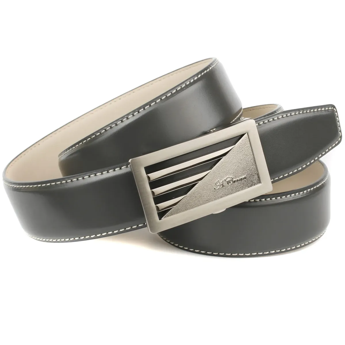 Кожаный ремень Anthoni Crown, автоматический кожаный ремень, серый
Кожаный ремень Anthoni Crown, автоматический кожаный ремень, серый