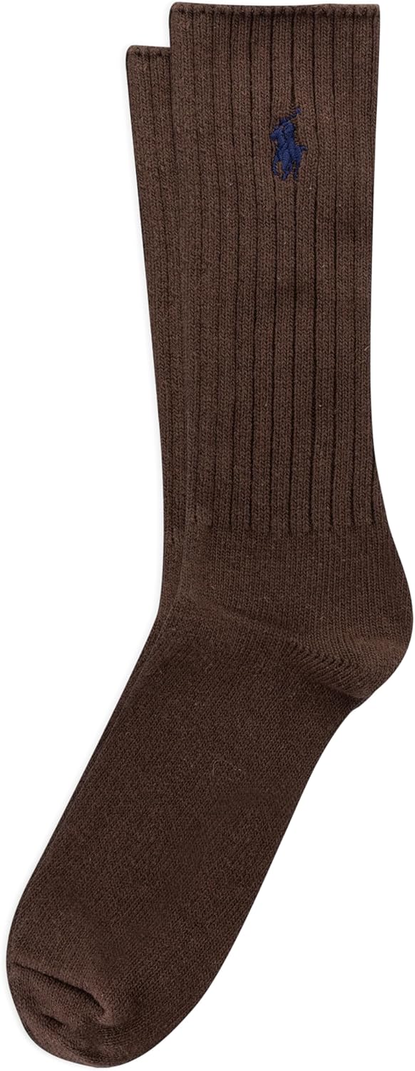 POLO RALPH LAUREN мужские хлопковые ребристые носки, Dark Brown
POLO RALPH LAUREN мужские хлопковые ребристые носки, Dark Brown