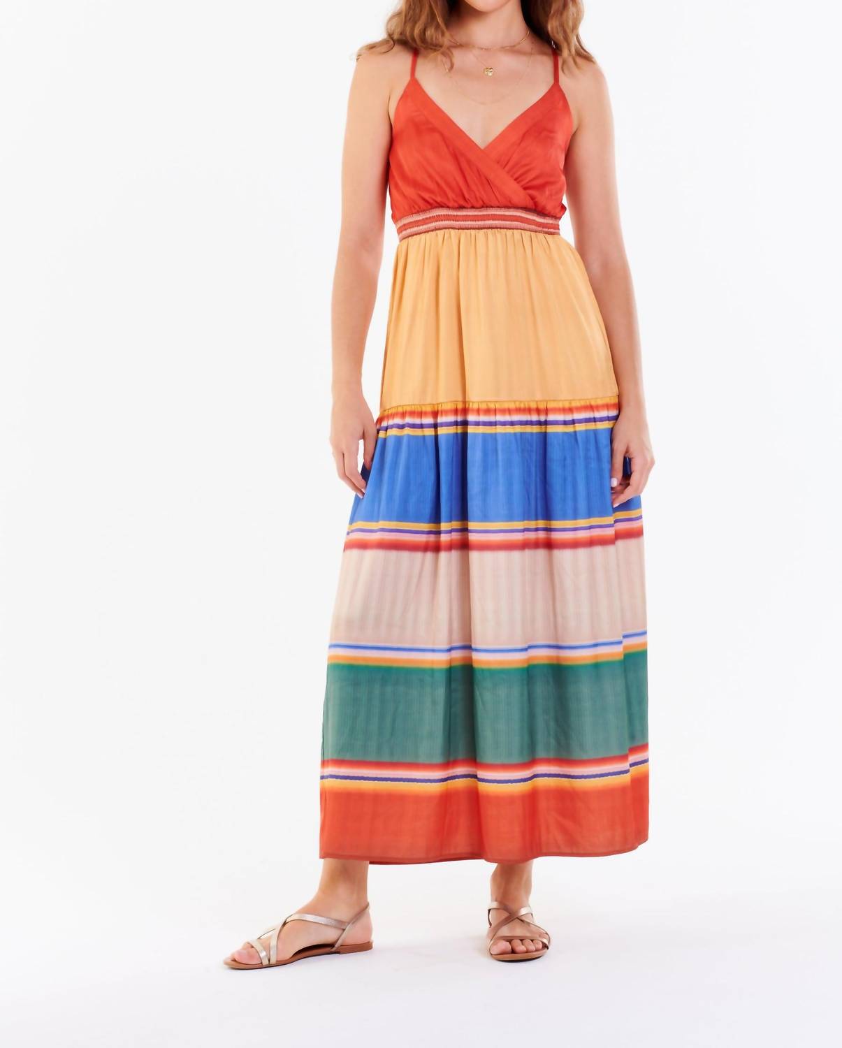 Платье-майка Kelly Strap в полоску Getaway DEAR JOHN DENIM, цвет getaway stripes 
Платье-майка Kelly Strap в полоску Getaway DEAR JOHN DENIM, цвет getaway stripes