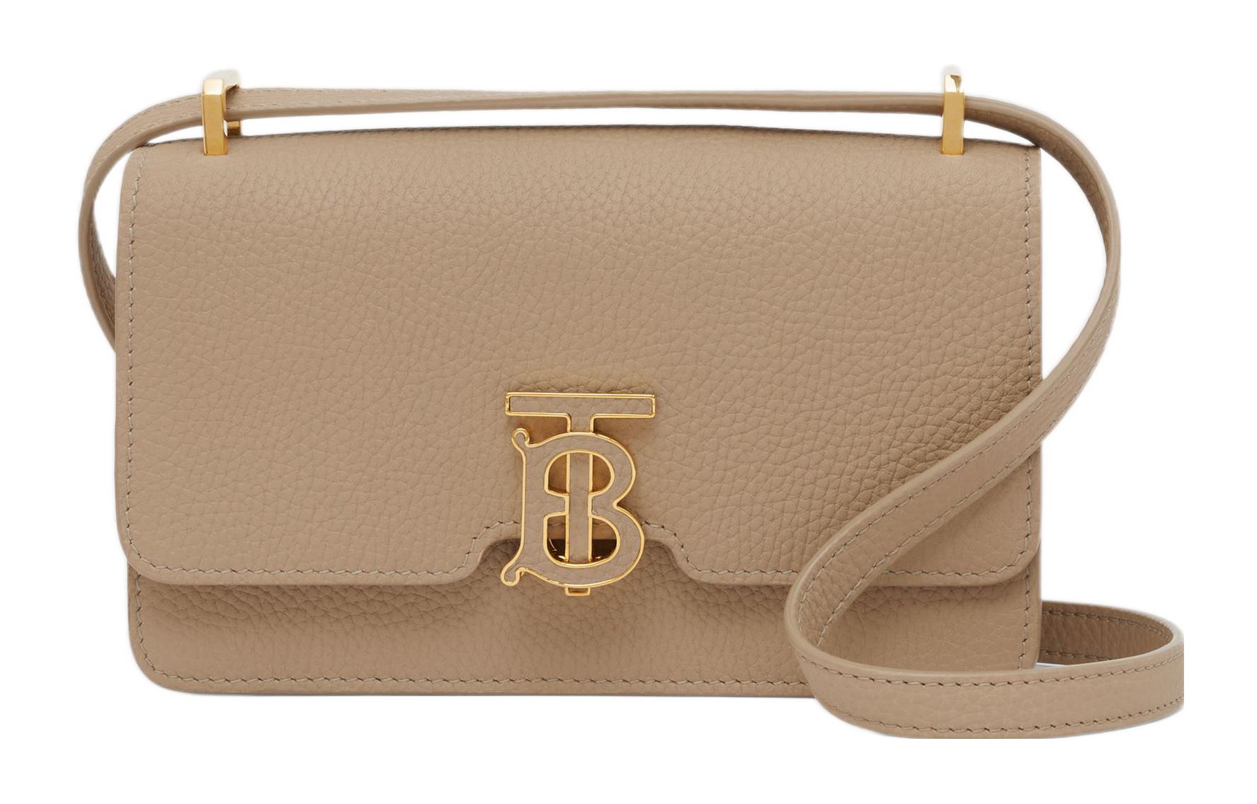 Сумка через плечо из телячьей кожи миниатюрная женская пшенично-бежевая Burberry
Сумка через плечо из телячьей кожи миниатюрная женская пшенично-бежевая Burberry