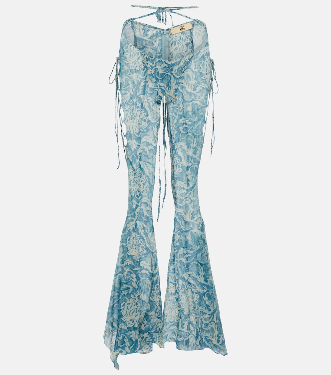 Брюки с низкой талией из смесового шелка с принтом KNWLS, Spikewall
Брюки с низкой талией из смесового шелка с принтом KNWLS, Spikewall