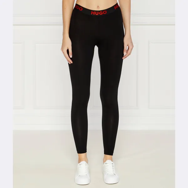 Спортивные леггинсы комфортного кроя Hugo, черный 
Спортивные леггинсы комфортного кроя Hugo, черный