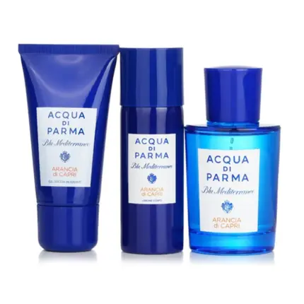 Парфюмерный набор для женщин Acqua Di Parma Blu Mediterraneo Arancia Di Capri Set: 3pcs
Парфюмерный набор для женщин Acqua Di Parma Blu Mediterraneo Arancia Di Capri Set: 3pcs