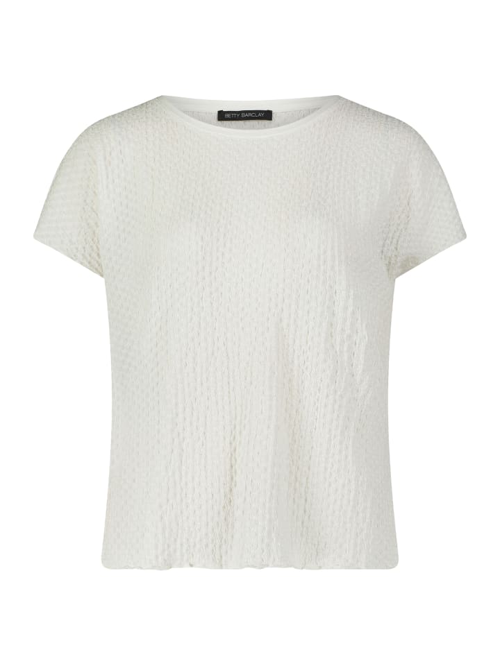 Текстурированная рубашка с вырезом-лодочкой в оттенке белого цвета Betty Barclay
Текстурированная рубашка с вырезом-лодочкой в оттенке белого цвета Betty Barclay
