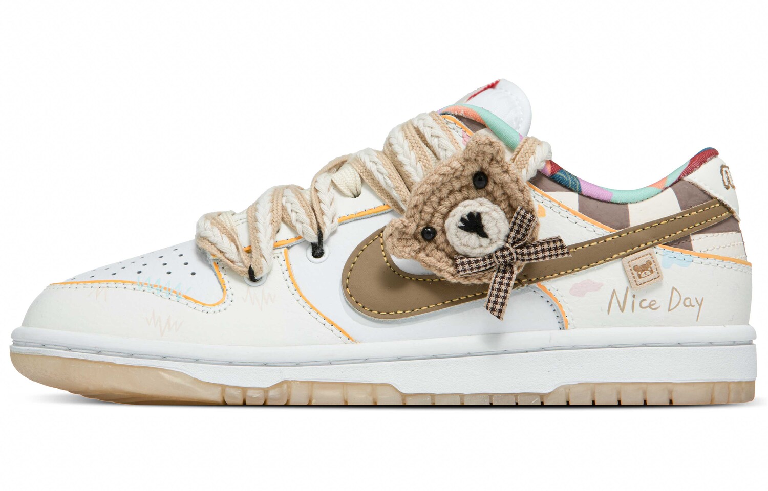 Кроссовки Nike Dunk Skateboarding Shoes Women's Low-top Rice / White / Brown, коричневый
Кроссовки Nike Dunk Skateboarding Shoes Women's Low-top Rice / White / Brown, коричневый
