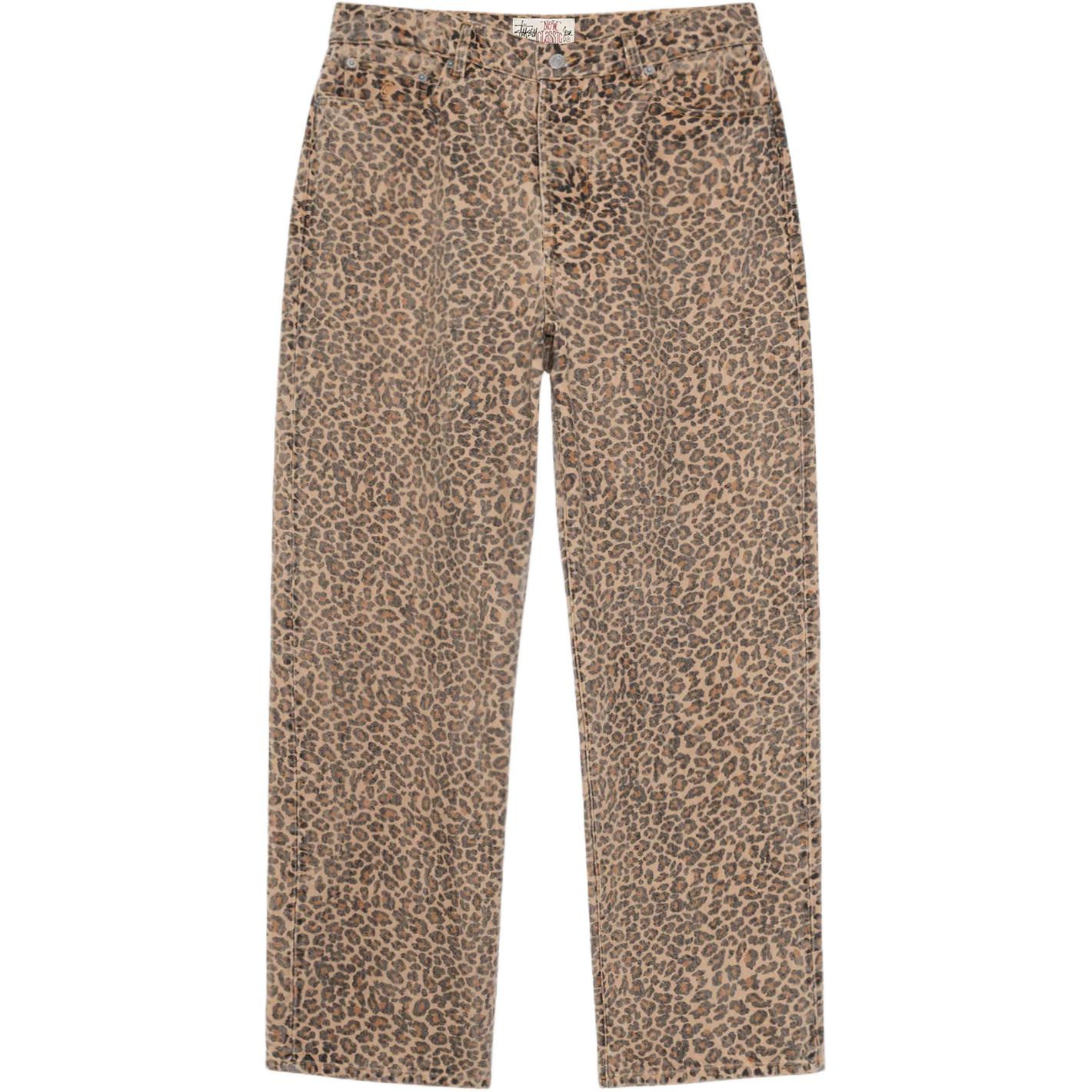 Классические джинсы Vintage Denim Stussy, леопард
Классические джинсы Vintage Denim Stussy, леопард
