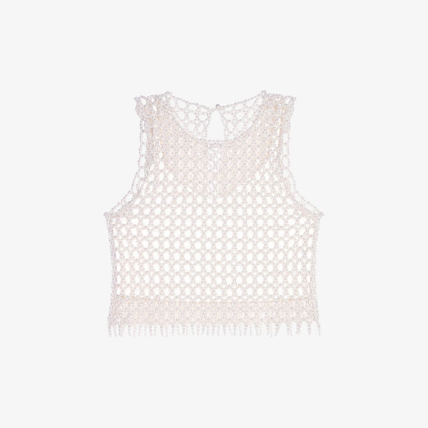 Укороченный топ из эластичной ткани, украшенный бисером Maje, цвет blanc, Серый, Укороченный топ из эластичной ткани, украшенный бисером Maje, цвет blanc
Укороченный топ из эластичной ткани, украшенный бисером Maje, цвет blanc, Серый, Укороченный топ из эластичной ткани, украшенный бисером Maje, цвет blanc