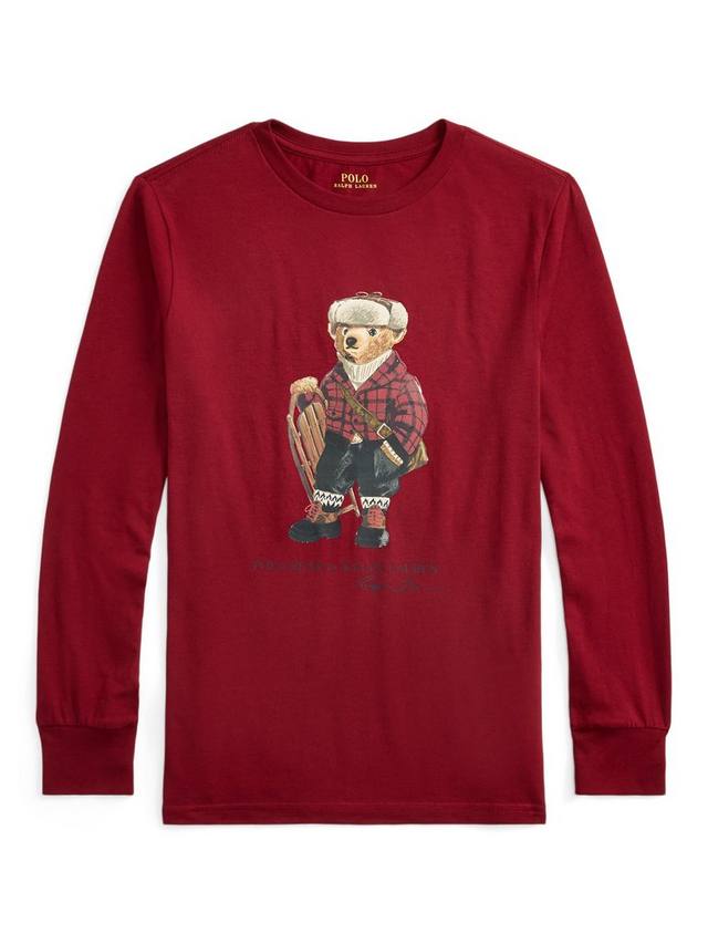 Детская футболка с длинным рукавом и мишкой-поло Ralph Lauren, Red
Детская футболка с длинным рукавом и мишкой-поло Ralph Lauren, Red