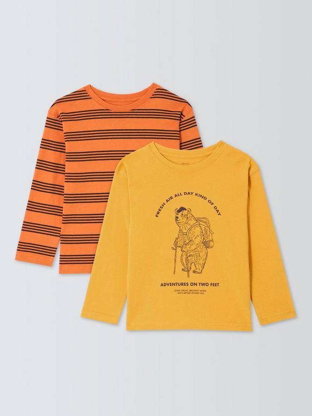 Детские футболки с полосками и мишками John Lewis, Pack of 2, Multi
Детские футболки с полосками и мишками John Lewis, Pack of 2, Multi