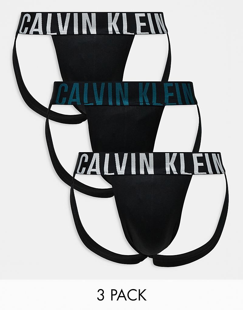 Calvin Klein – Intense Power – Комплект из 3 пар черных трусов с бретельками и логотипом на талии
Calvin Klein – Intense Power – Комплект из 3 пар черных трусов с бретельками и логотипом на талии