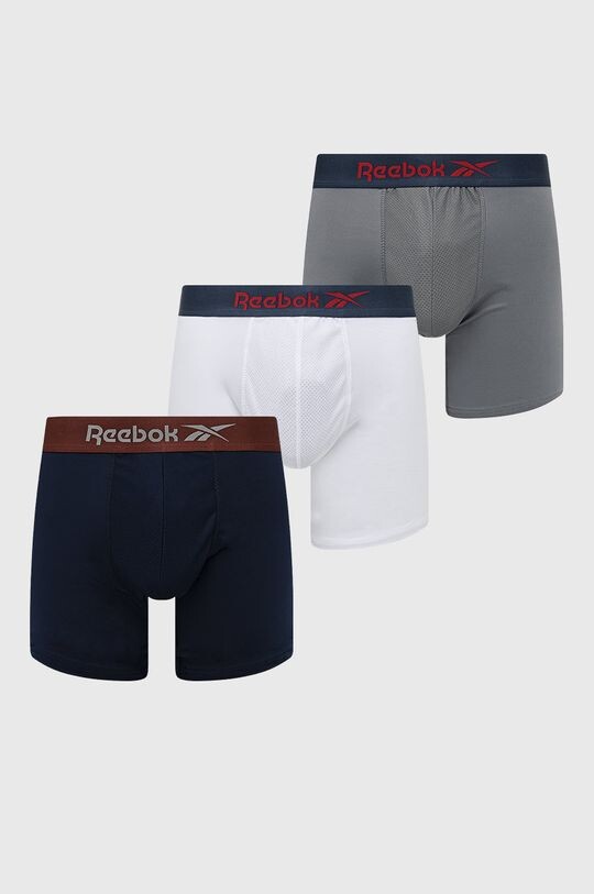 Боксеры (3 пары) Reebok, мультиколор
Боксеры (3 пары) Reebok, мультиколор