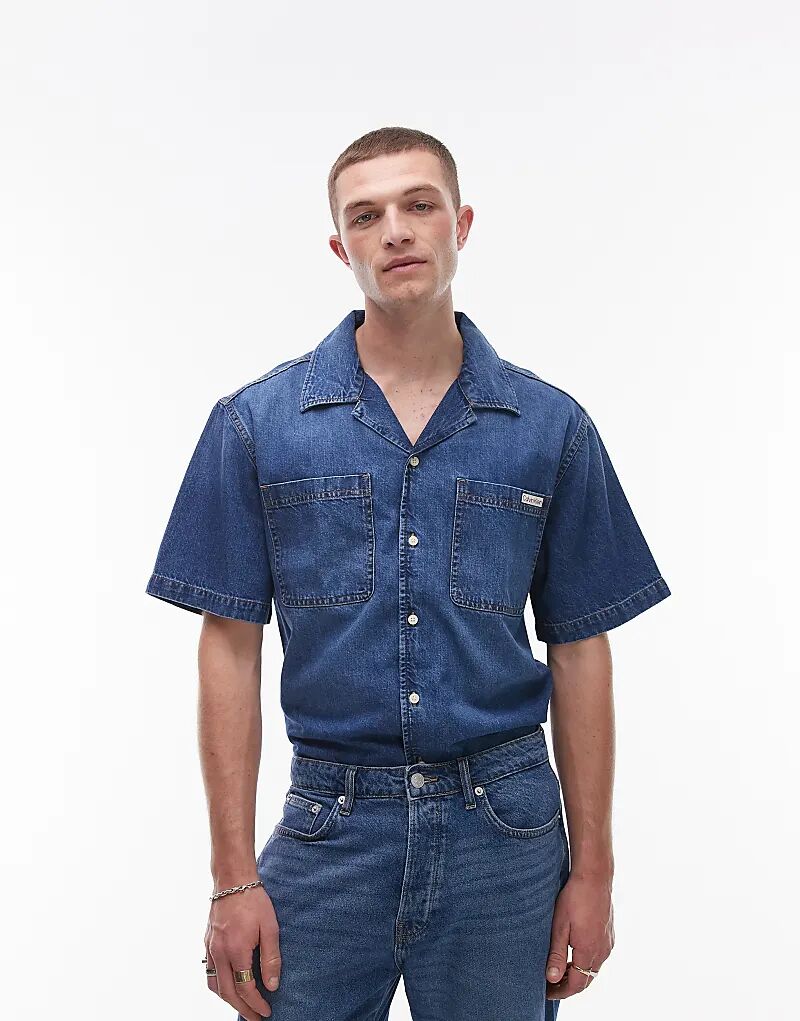 Рубашка из денима Calvin Klein Jeans в сине-голубом цвете
Рубашка из денима Calvin Klein Jeans в сине-голубом цвете