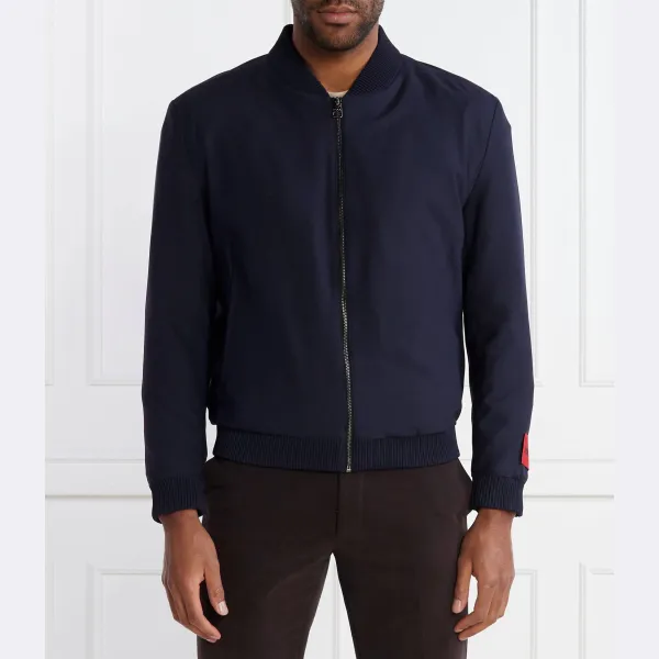 Шерстяной бомбер стандартного кроя ukashi232x Hugo, синий
Шерстяной бомбер стандартного кроя ukashi232x Hugo, синий