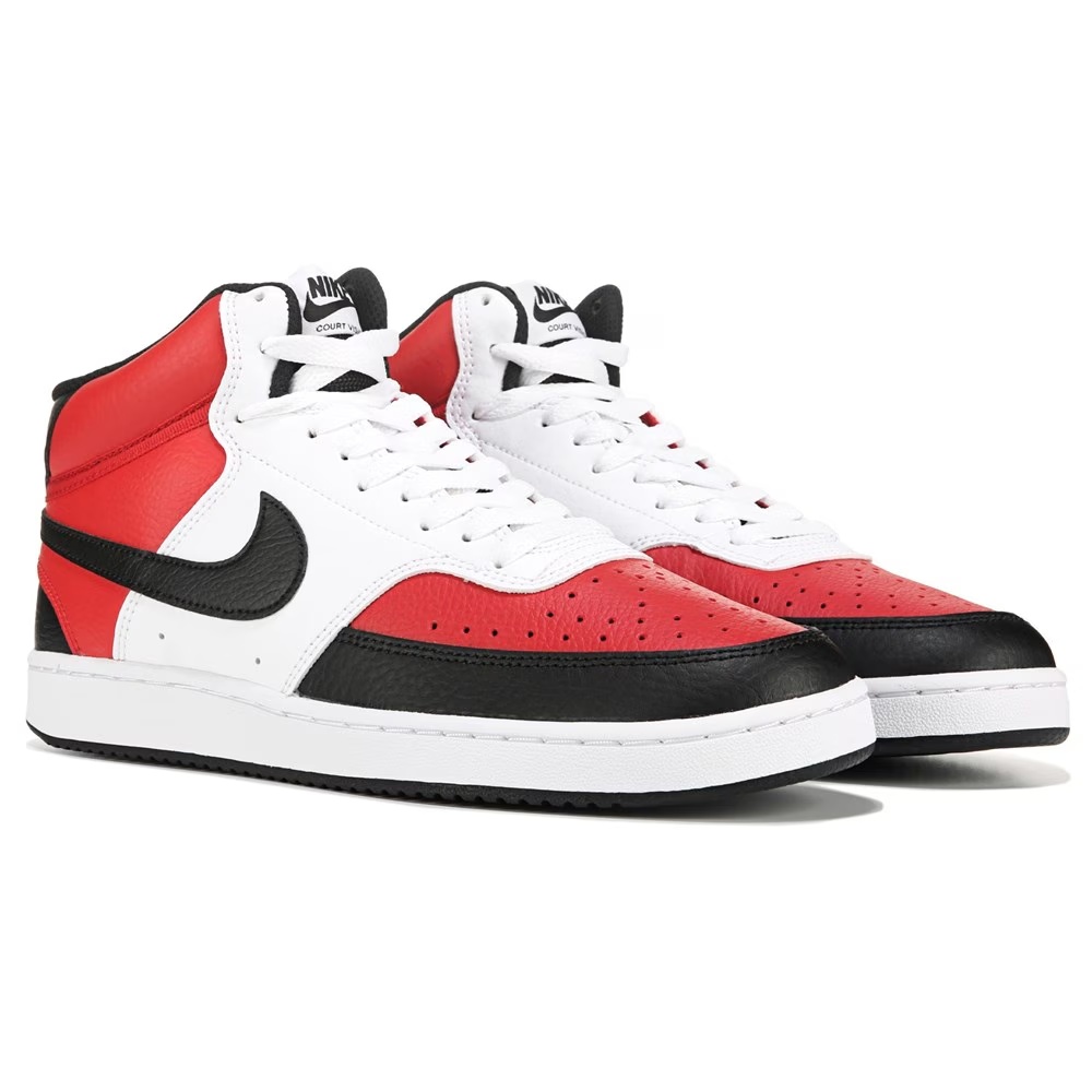 Кроссовки средней высоты Court Vision от Nike, красный/черный/белый 
Кроссовки средней высоты Court Vision от Nike, красный/черный/белый