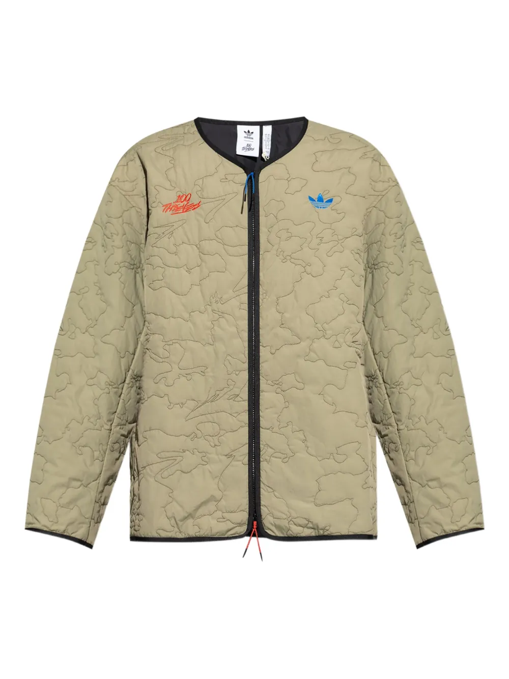 Куртка с вышитым логотипом Adidas, зеленый
Куртка с вышитым логотипом Adidas, зеленый