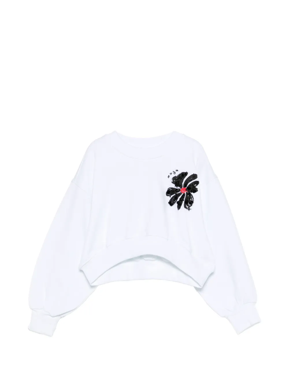 Свитшот с цветочным декором Msgm Kids, белый
Свитшот с цветочным декором Msgm Kids, белый