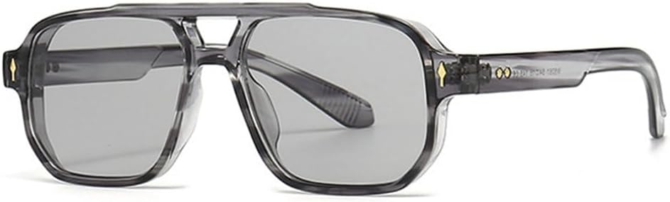 Солнцезащитные очки в стиле ретро с двойной перемычкой для женщин, градиентные линзы, защита от УФ-излучения UV400, модные заклепки для мужчин HHZZYVY, Grey Stripe Gray
Солнцезащитные очки в стиле ретро с двойной перемычкой для женщин, градиентные линзы, защита от УФ-излучения UV400, модные заклепки для мужчин HHZZYVY, Grey Stripe Gray