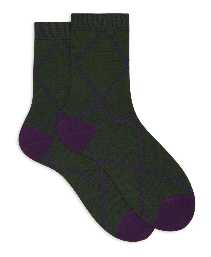 Короткие хлопковые носки с ромбовидным узором Gallo, мультиколор
Короткие хлопковые носки с ромбовидным узором Gallo, мультиколор