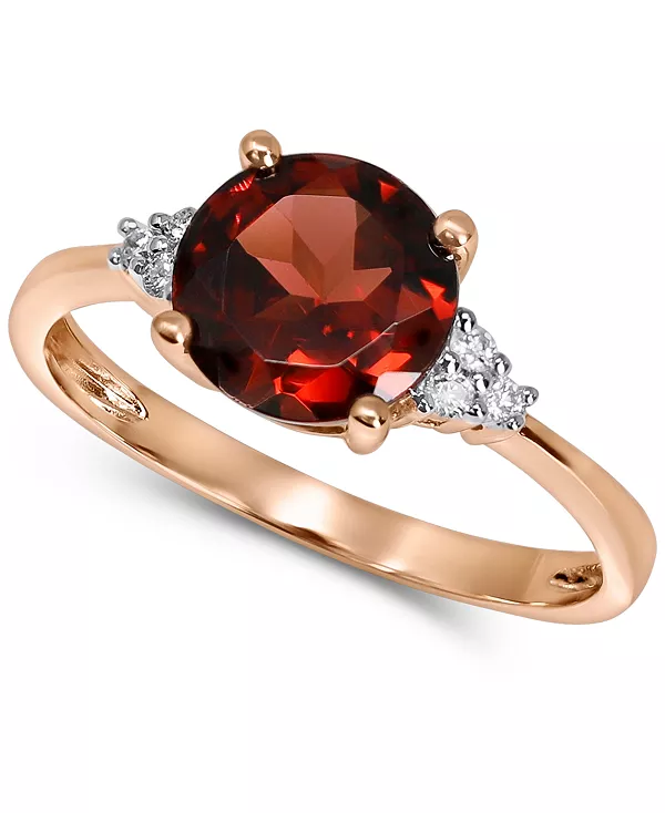 Кольцо с аметистом (1-5/8 карата tw) и бриллиантом (1/20 карата tw) из 14-каратного золота (также с лондонским голубым топазом и родолитом) Macy'S, garnet
Кольцо с аметистом (1-5/8 карата tw) и бриллиантом (1/20 карата tw) из 14-каратного золота (также с лондонским голубым топазом и родолитом) Macy'S, garnet