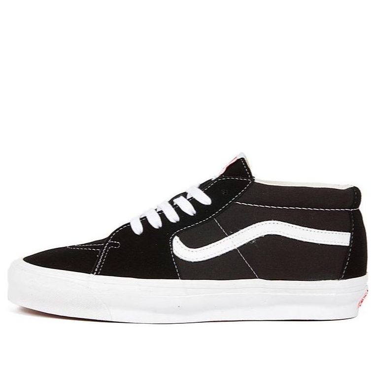 Кеды Vans Vaults Sk8-Mid OG LX 'Black White', черный
Кеды Vans Vaults Sk8-Mid OG LX 'Black White', черный