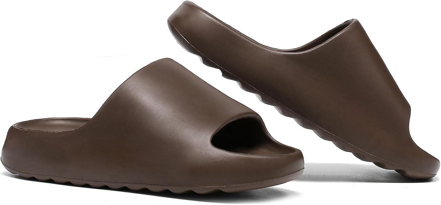 Шлепанцы Cloud Slides для женщин и мужчин, шлепанцы на платформе, нескользящие, быстросохнущие, мягкие, легкие, с толстой подошвой и открытым носком, для дома и улицы Youermei, коричневый
Шлепанцы Cloud Slides для женщин и мужчин, шлепанцы на платформе, нескользящие, быстросохнущие, мягкие, легкие, с толстой подошвой и открытым носком, для дома и улицы Youermei, коричневый