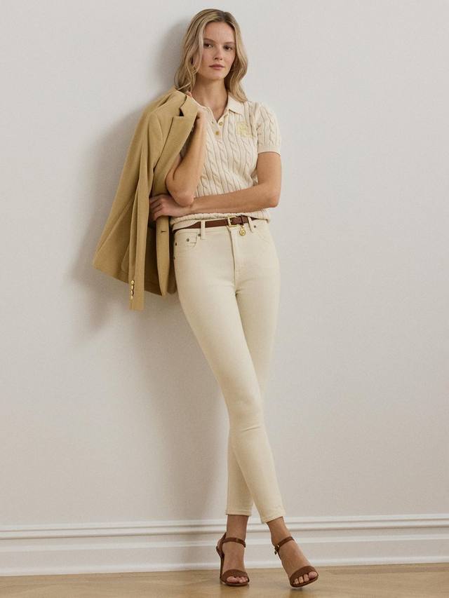 Поло с кабельной вязкой Lauren Natrissa Ralph Lauren, Cream
Поло с кабельной вязкой Lauren Natrissa Ralph Lauren, Cream