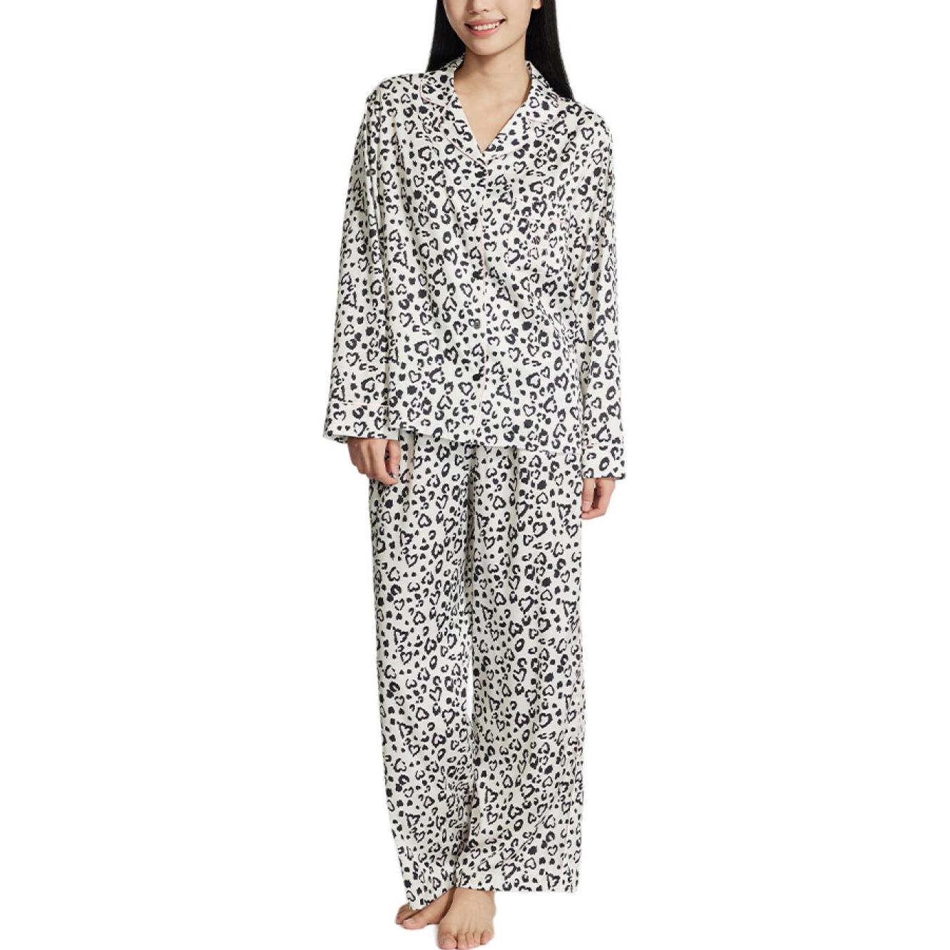 Пижамный комплект Victoria's Secret женский черно-розовый леопардовый принт
Пижамный комплект Victoria's Secret женский черно-розовый леопардовый принт