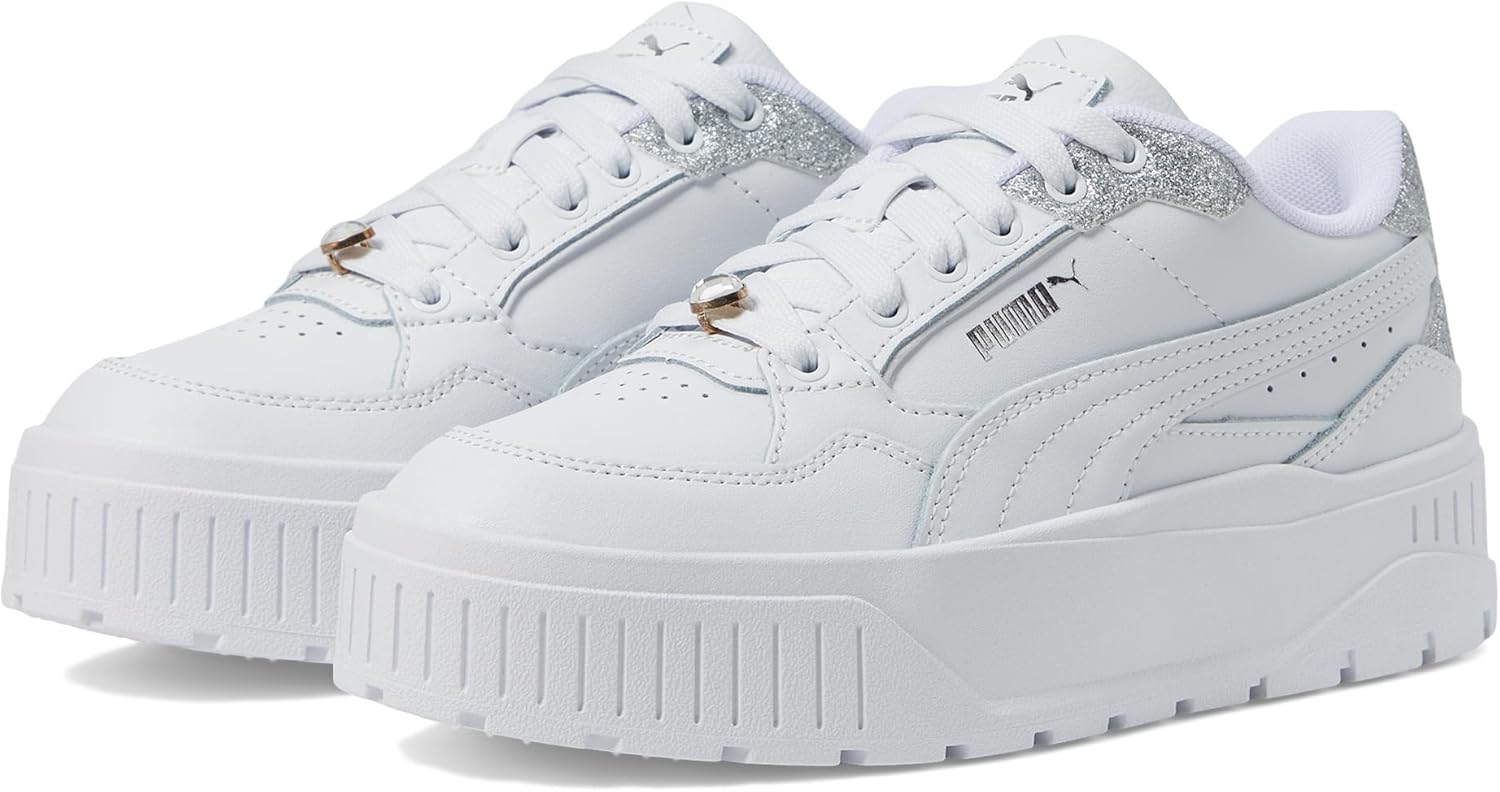 Детские кроссовки Puma Karmen II Idol (для детей постарше), белый/серебряный
Детские кроссовки Puma Karmen II Idol (для детей постарше), белый/серебряный
