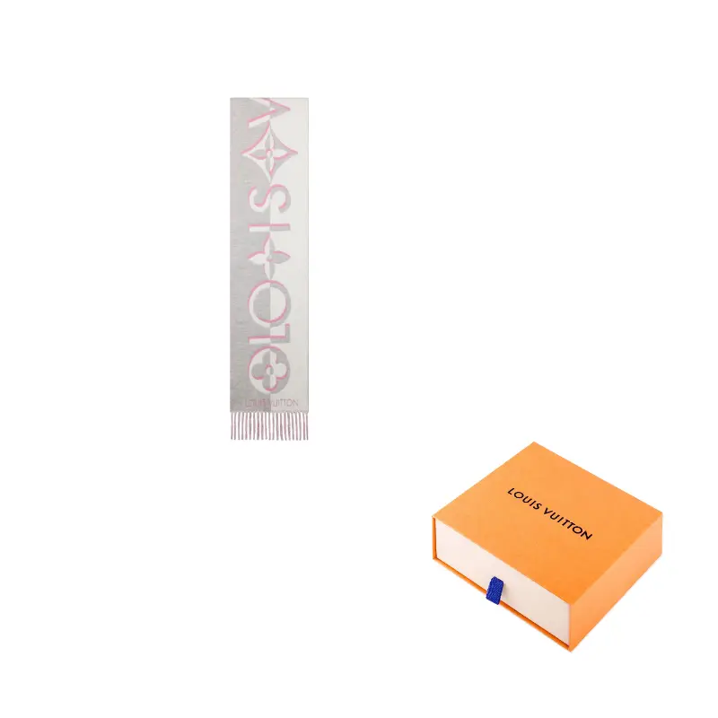 LOUIS VUITTON Кашемировый шерстяной вязаный шарф женский светло-серый, Light Gray
LOUIS VUITTON Кашемировый шерстяной вязаный шарф женский светло-серый, Light Gray