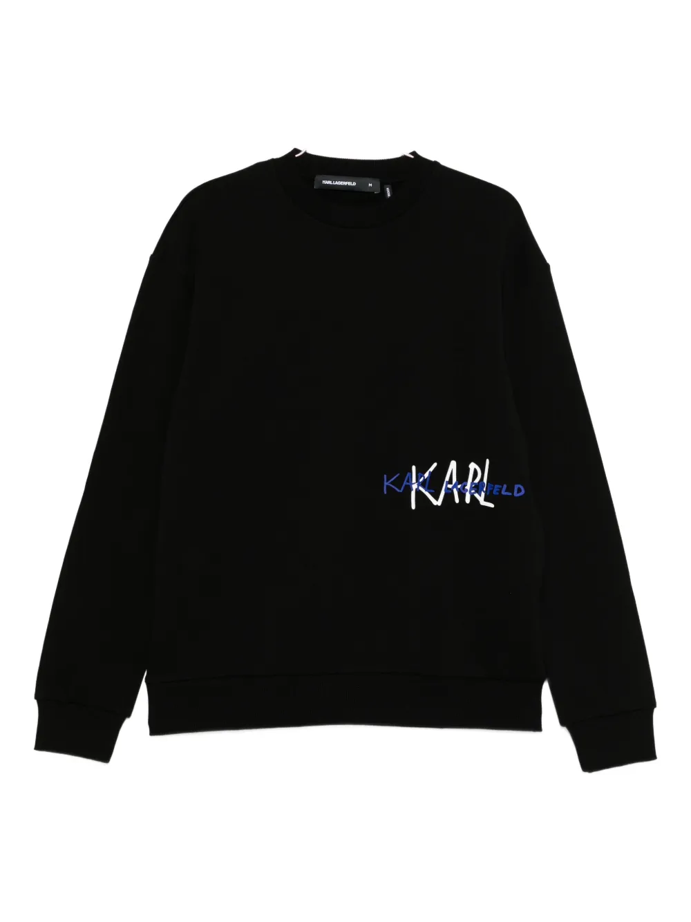 Хлопковая толстовка с вышитым логотипом KARL LAGERFELD, черный
Хлопковая толстовка с вышитым логотипом KARL LAGERFELD, черный