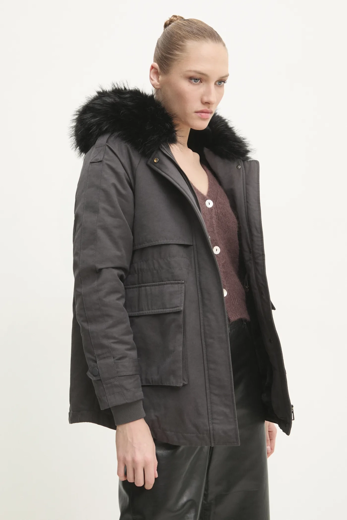 Куртка Answear Lab, серый 
Куртка Answear Lab, серый