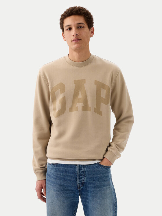 Толстовка свободного кроя Gap, бежевый
Толстовка свободного кроя Gap, бежевый