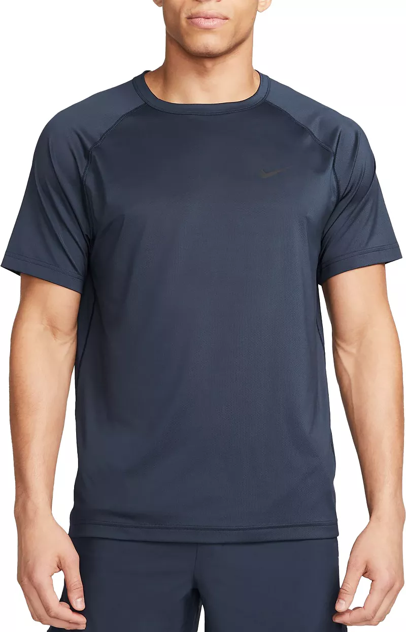Мужская футболка для фитнеса с короткими рукавами Nike Dri-FIT Ready, цвет Obsidian
Мужская футболка для фитнеса с короткими рукавами Nike Dri-FIT Ready, цвет Obsidian