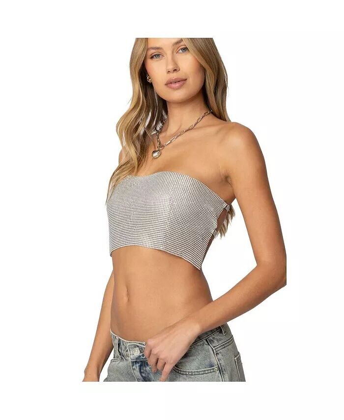 Женская кольчужная майка-труба Edikted, серебряный
Женская кольчужная майка-труба Edikted, серебряный