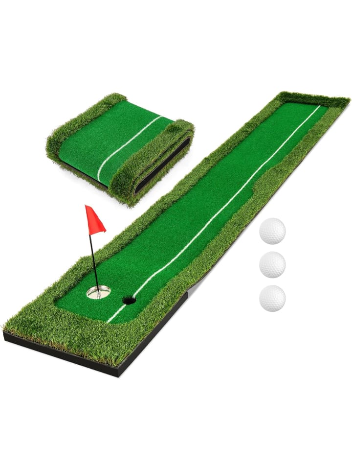 COSTWAY Коврик для паттинга в гольфе, 300 x 50 см, зеленый
COSTWAY Коврик для паттинга в гольфе, 300 x 50 см, зеленый