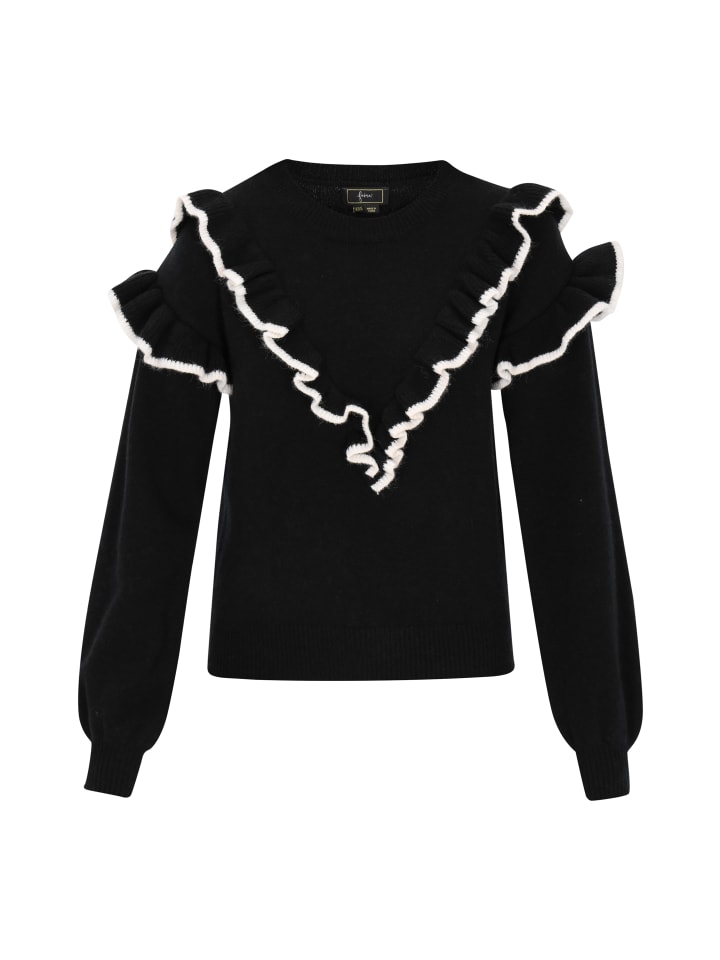 Женский свитер черно-белого цвета faina
Женский свитер черно-белого цвета faina