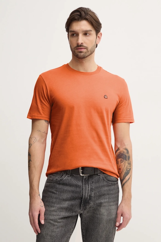 Хлопковая футболка United Colors Of Benetton, оранжевый
Хлопковая футболка United Colors Of Benetton, оранжевый