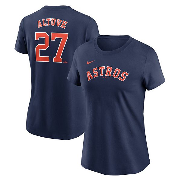Футболка женская Jose Altuve Navy Houston Astros Fuse Name & Number Nike
Футболка женская Jose Altuve Navy Houston Astros Fuse Name & Number Nike