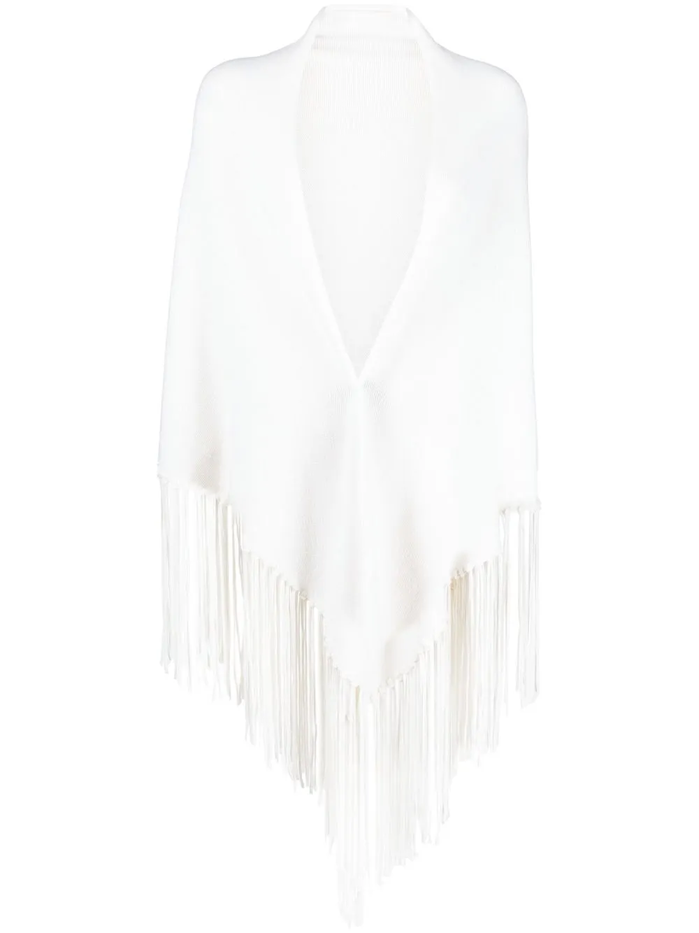 Кашемировый кейп с бахромой Malo, белый
Кашемировый кейп с бахромой Malo, белый
