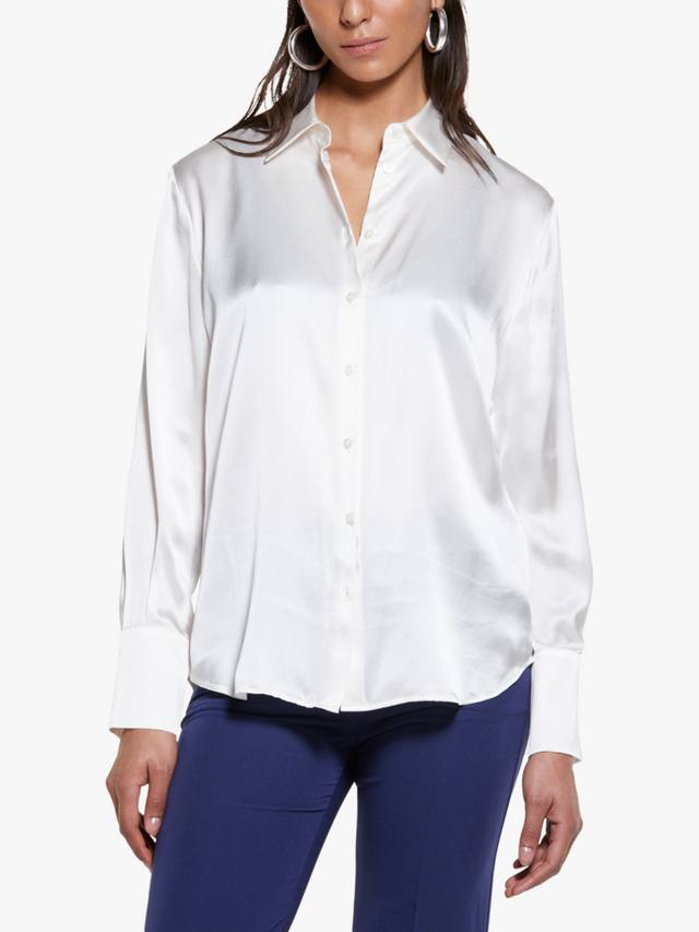 Рубашка из чистого шелка с длинным рукавом SISLEY, белый
Рубашка из чистого шелка с длинным рукавом SISLEY, белый